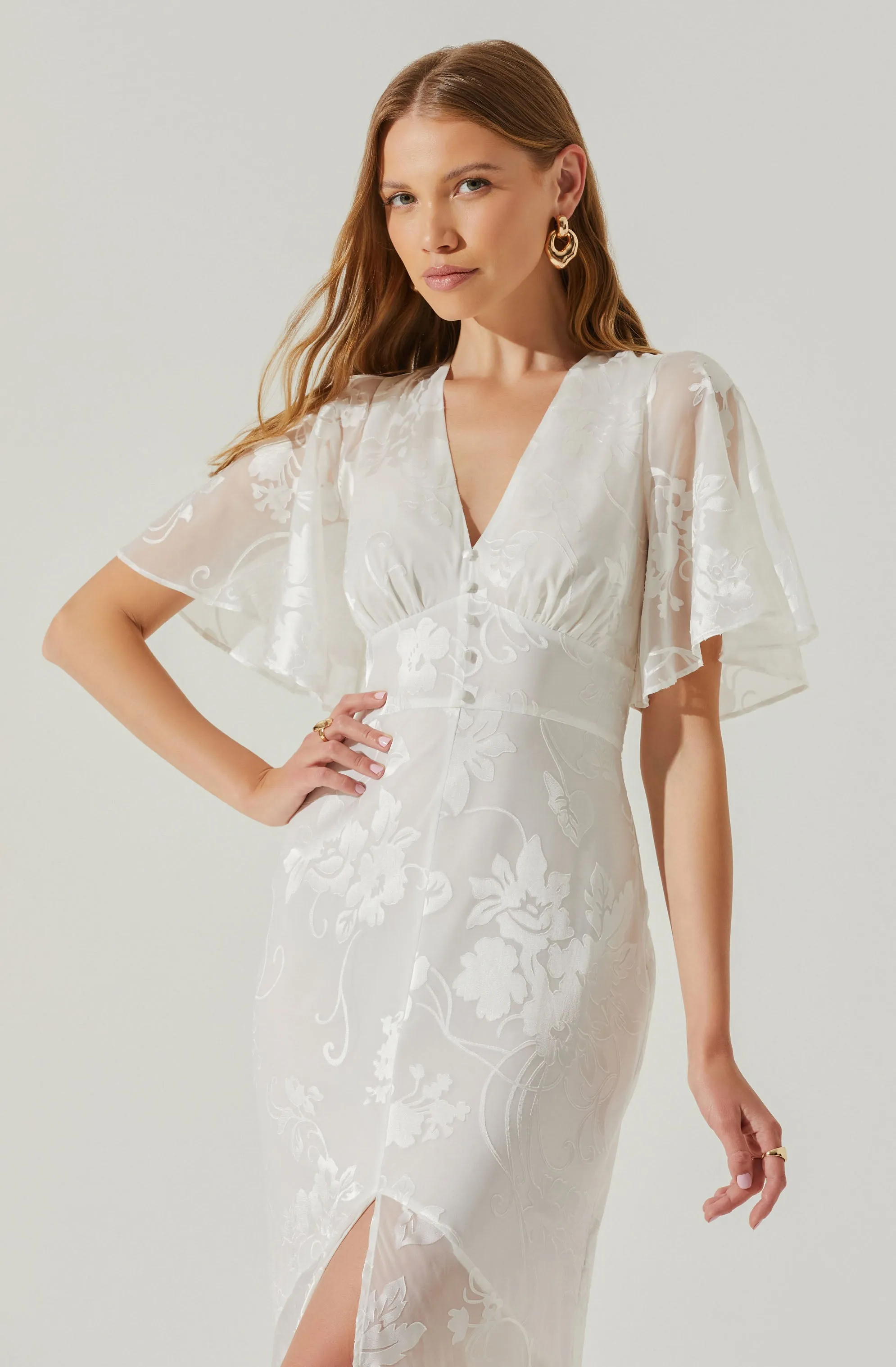 Jasmine Floral Midi Dress